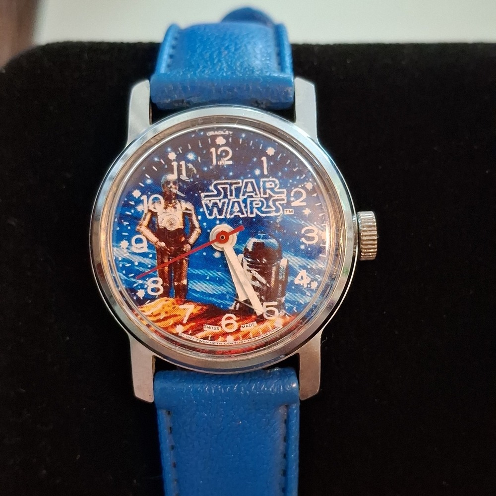 1977 Bradley Star Wars R2-D2, C-3PO Watch. Swiss Made, Wind-Up, Mechanical.